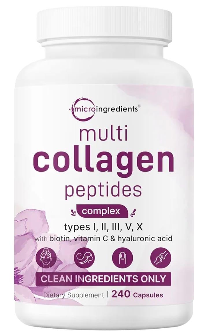 Cápsulas de Colágeno con Vitamina C – Cuidado Diario para Piel, Cabello y Uñas
